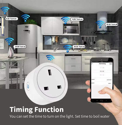 Smart Wi-Fi Plug (UK) with Energy Monitoring