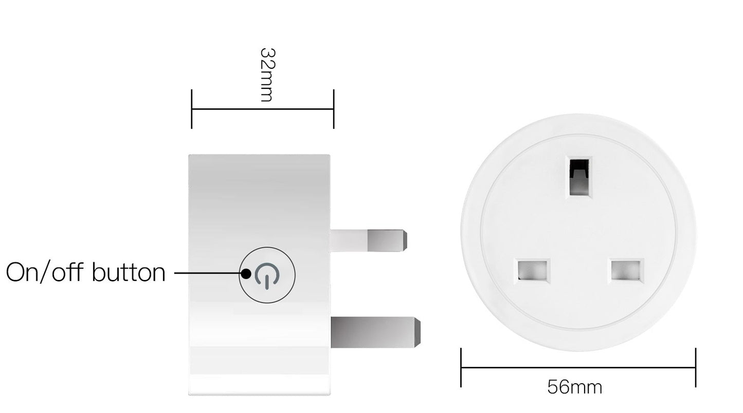 Smart Wi-Fi Plug (UK) with Energy Monitoring