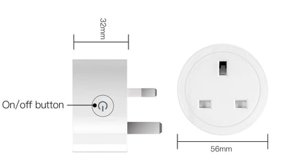 Smart Wi-Fi Plug (UK) with Energy Monitoring