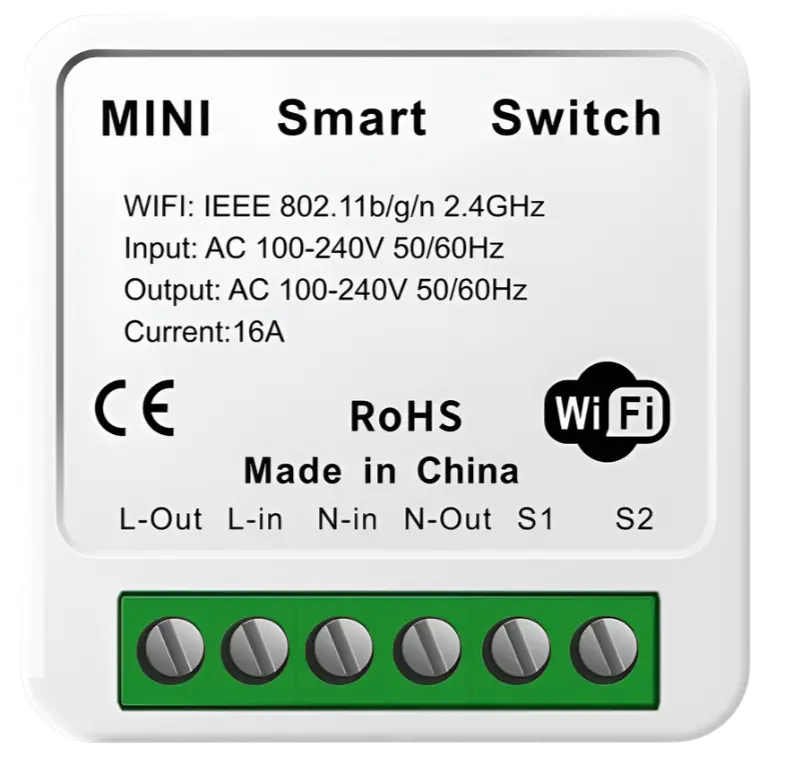 Smart Mini Switch – Compact Home Automation for Alexa & Google Assista ...